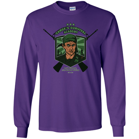 T-Shirts Purple / YS Sarges Survival Youth Long Sleeve T-Shirt