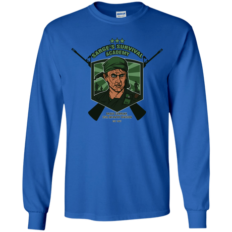 T-Shirts Royal / YS Sarges Survival Youth Long Sleeve T-Shirt