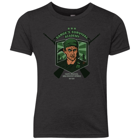 T-Shirts Vintage Black / YXS Sarges Survival Youth Triblend T-Shirt
