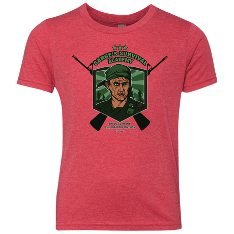 T-Shirts Vintage Red / YXS Sarges Survival Youth Triblend T-Shirt