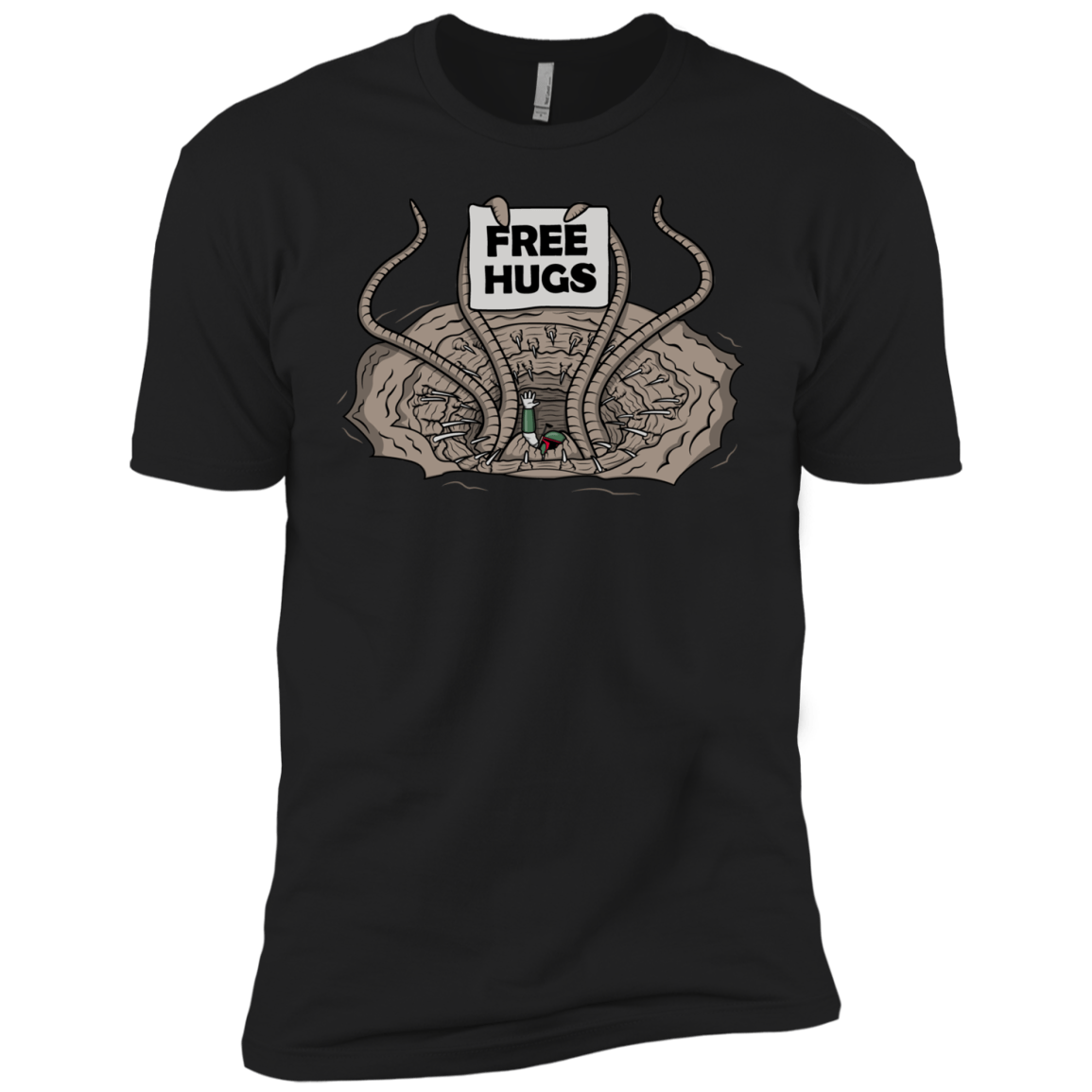 T-Shirts Black / YXS Sarlacc Free Hugs Boys Premium T-Shirt