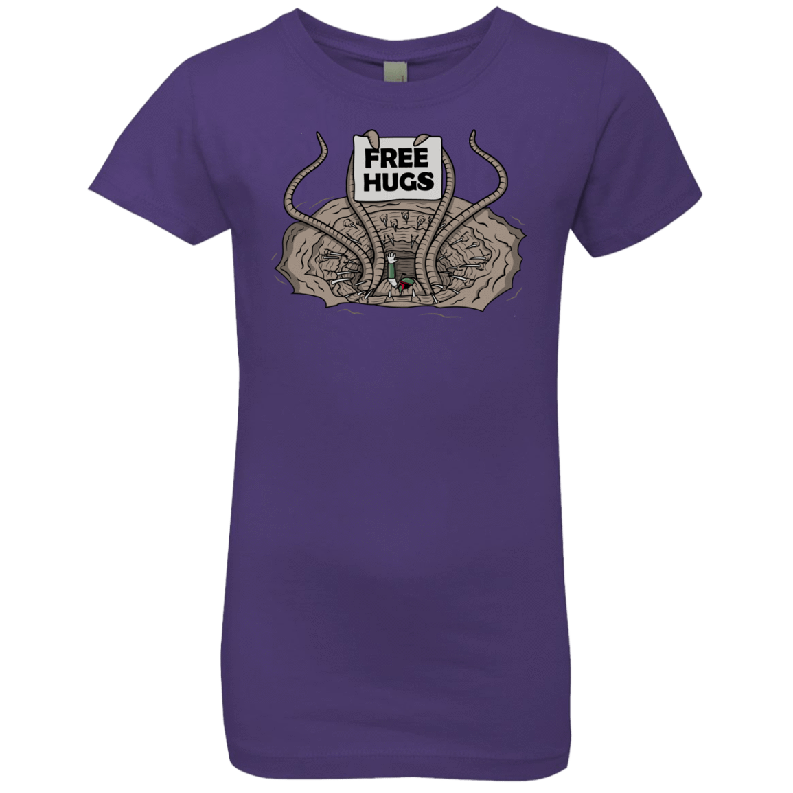 T-Shirts Purple Rush / YXS Sarlacc Free Hugs Girls Premium T-Shirt
