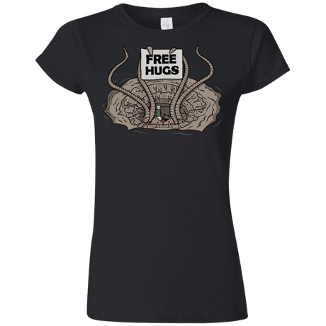 T-Shirts Black / S Sarlacc Free Hugs Junior Slimmer-Fit T-Shirt