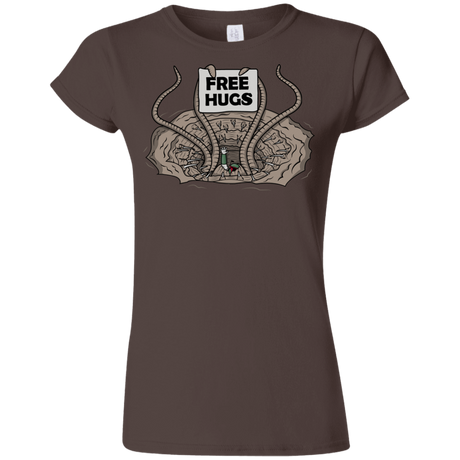 T-Shirts Dark Chocolate / S Sarlacc Free Hugs Junior Slimmer-Fit T-Shirt