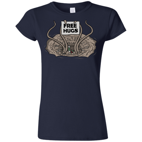 T-Shirts Navy / S Sarlacc Free Hugs Junior Slimmer-Fit T-Shirt