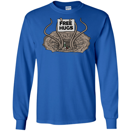 T-Shirts Royal / S Sarlacc Free Hugs Men's Long Sleeve T-Shirt