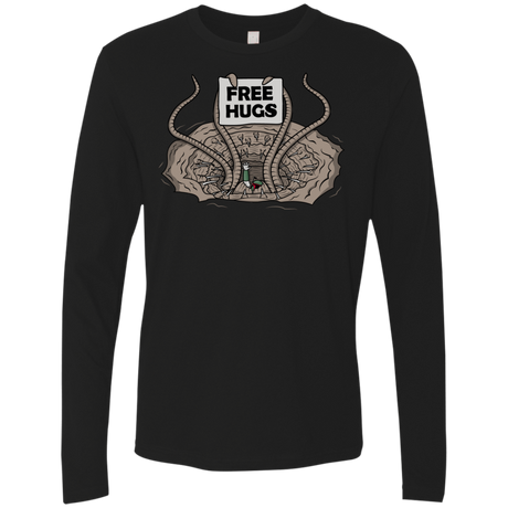 T-Shirts Black / S Sarlacc Free Hugs Men's Premium Long Sleeve