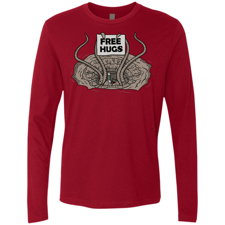 T-Shirts Cardinal / S Sarlacc Free Hugs Men's Premium Long Sleeve