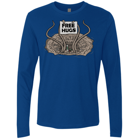 T-Shirts Royal / S Sarlacc Free Hugs Men's Premium Long Sleeve