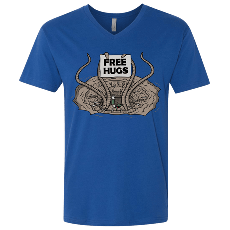 T-Shirts Royal / X-Small Sarlacc Free Hugs Men's Premium V-Neck