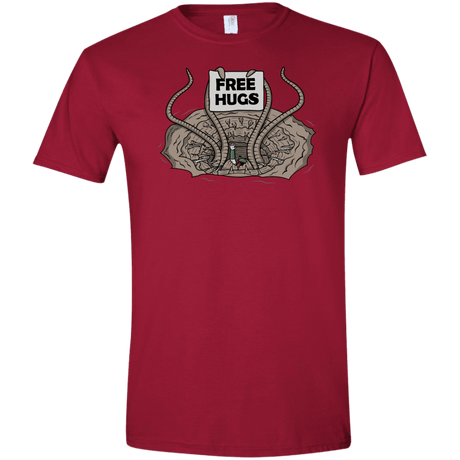 T-Shirts Cardinal Red / S Sarlacc Free Hugs Men's Semi-Fitted Softstyle