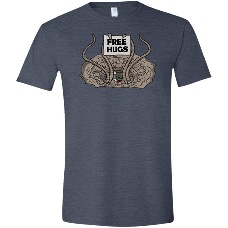 T-Shirts Heather Navy / S Sarlacc Free Hugs Men's Semi-Fitted Softstyle
