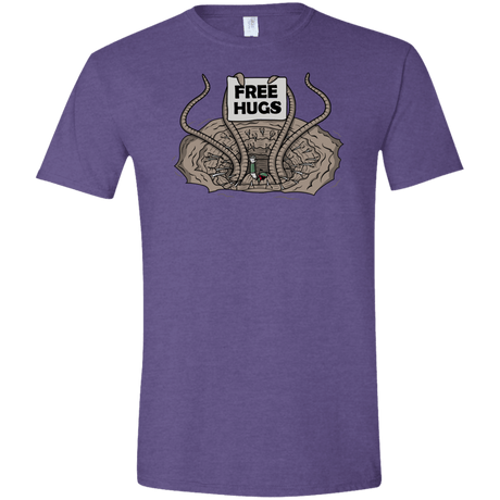 T-Shirts Heather Purple / S Sarlacc Free Hugs Men's Semi-Fitted Softstyle