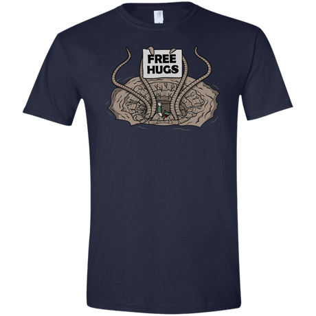 T-Shirts Navy / X-Small Sarlacc Free Hugs Men's Semi-Fitted Softstyle