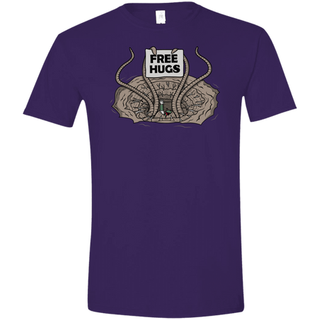 T-Shirts Purple / S Sarlacc Free Hugs Men's Semi-Fitted Softstyle
