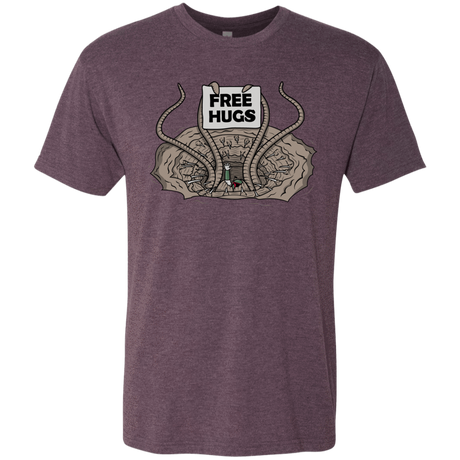 T-Shirts Vintage Purple / S Sarlacc Free Hugs Men's Triblend T-Shirt