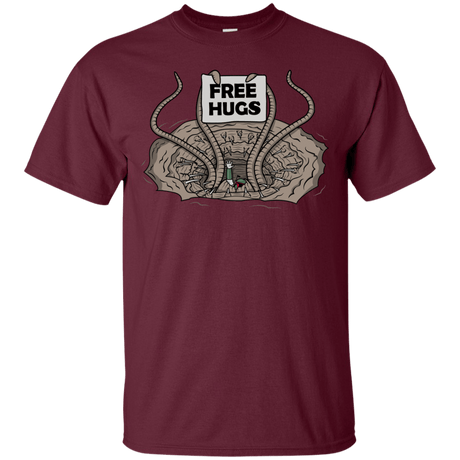 T-Shirts Maroon / S Sarlacc Free Hugs T-Shirt