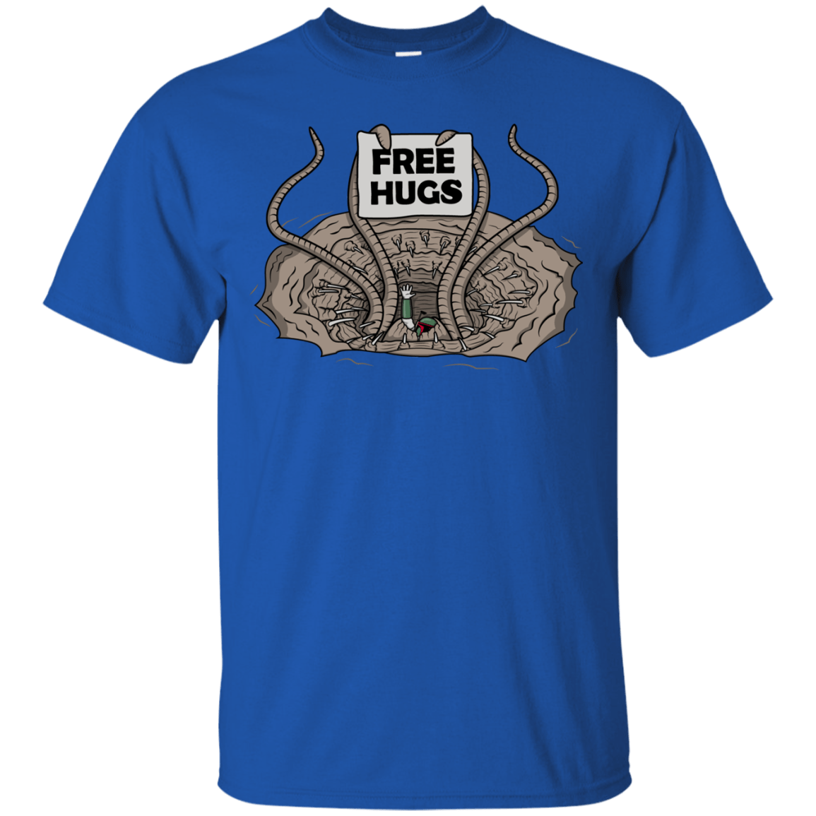 T-Shirts Royal / S Sarlacc Free Hugs T-Shirt