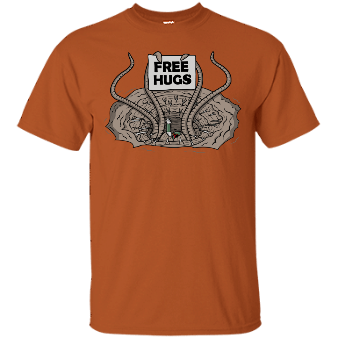 T-Shirts Texas Orange / S Sarlacc Free Hugs T-Shirt