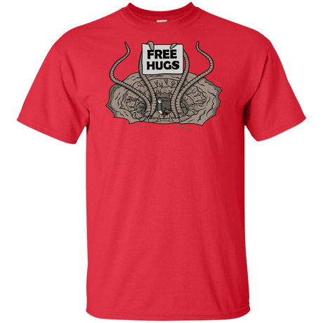 T-Shirts Red / XLT Sarlacc Free Hugs Tall T-Shirt