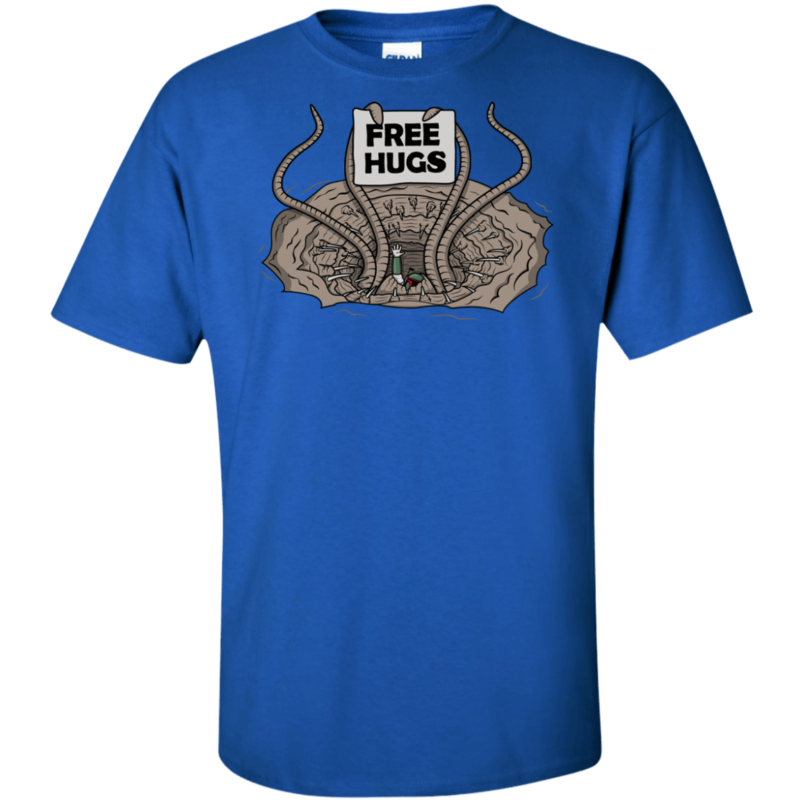 T-Shirts Royal / XLT Sarlacc Free Hugs Tall T-Shirt