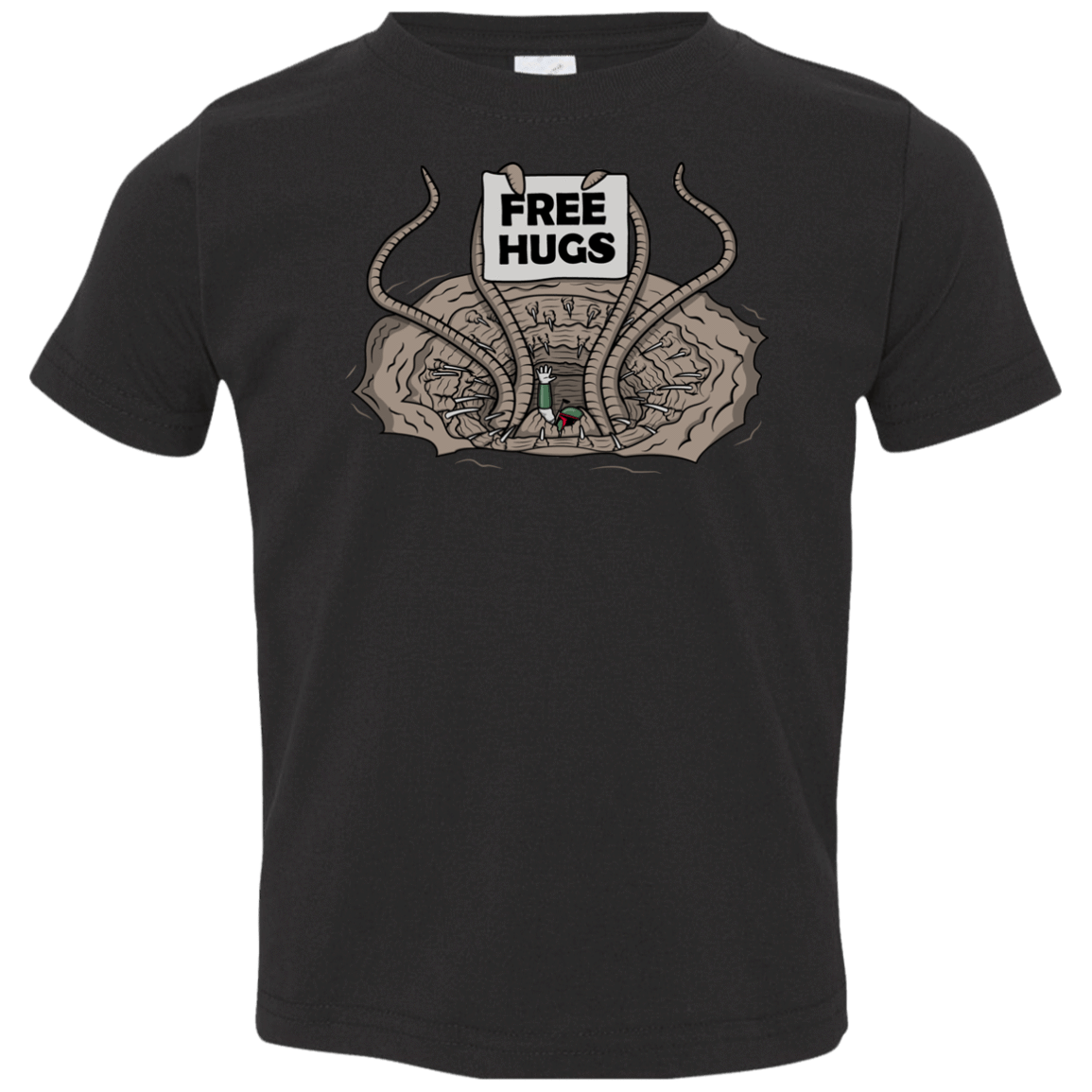 T-Shirts Black / 2T Sarlacc Free Hugs Toddler Premium T-Shirt