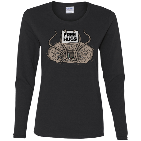 T-Shirts Black / S Sarlacc Free Hugs Women's Long Sleeve T-Shirt