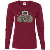 T-Shirts Cardinal / S Sarlacc Free Hugs Women's Long Sleeve T-Shirt