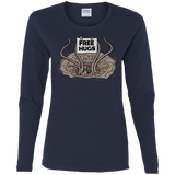 T-Shirts Navy / S Sarlacc Free Hugs Women's Long Sleeve T-Shirt