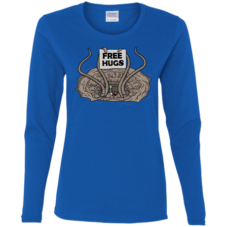 T-Shirts Royal / S Sarlacc Free Hugs Women's Long Sleeve T-Shirt