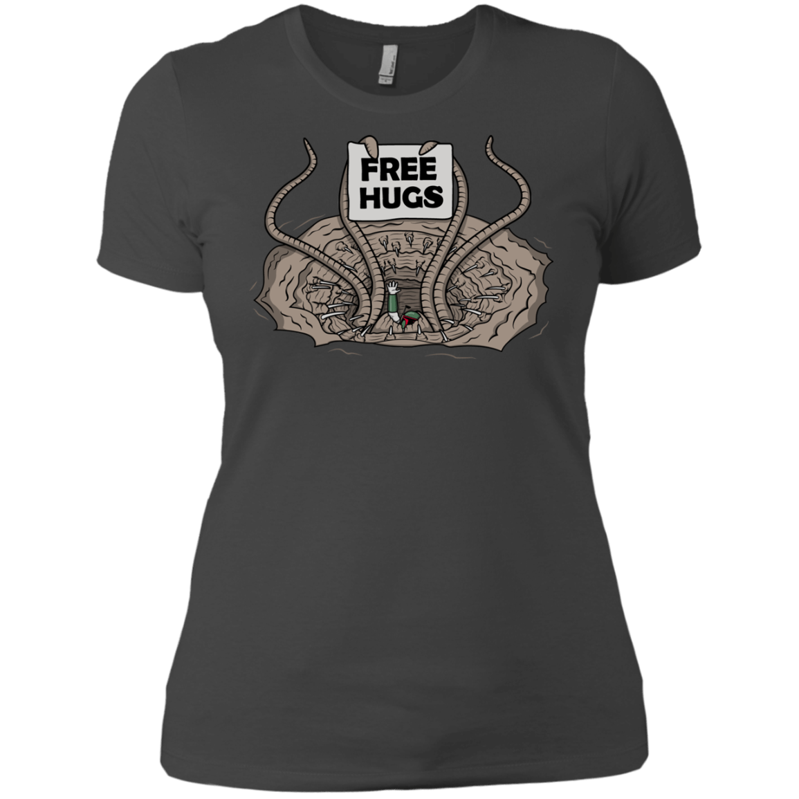 T-Shirts Heavy Metal / X-Small Sarlacc Free Hugs Women's Premium T-Shirt