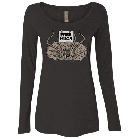 T-Shirts Vintage Black / S Sarlacc Free Hugs Women's Triblend Long Sleeve Shirt