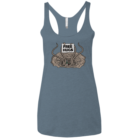 T-Shirts Indigo / X-Small Sarlacc Free Hugs Women's Triblend Racerback Tank