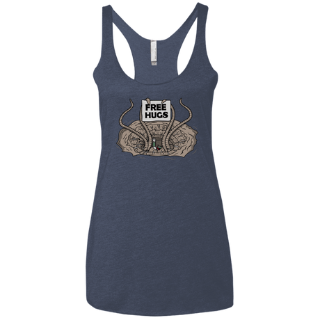 T-Shirts Vintage Navy / X-Small Sarlacc Free Hugs Women's Triblend Racerback Tank