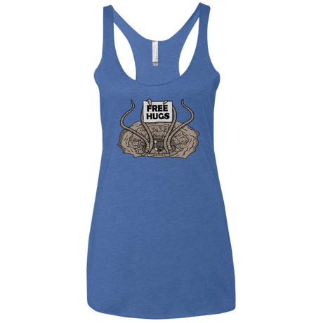 T-Shirts Vintage Royal / X-Small Sarlacc Free Hugs Women's Triblend Racerback Tank