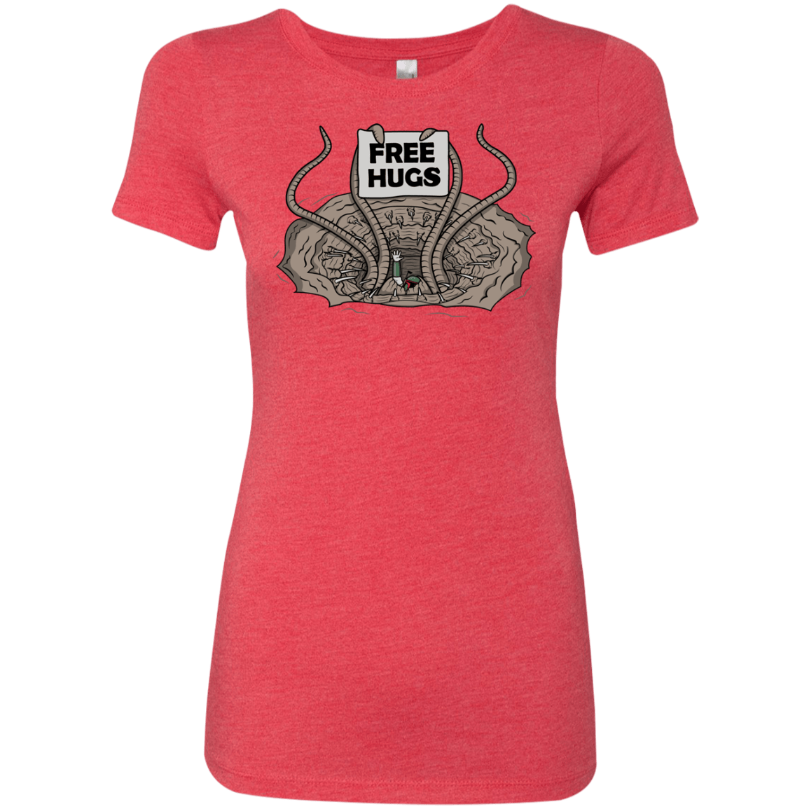 T-Shirts Vintage Red / S Sarlacc Free Hugs Women's Triblend T-Shirt