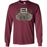 T-Shirts Maroon / YS Sarlacc Free Hugs Youth Long Sleeve T-Shirt