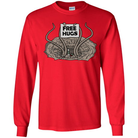 T-Shirts Red / YS Sarlacc Free Hugs Youth Long Sleeve T-Shirt