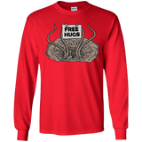 T-Shirts Red / YS Sarlacc Free Hugs Youth Long Sleeve T-Shirt