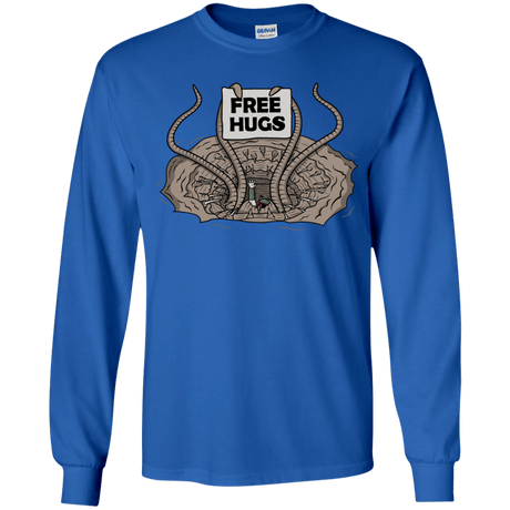 T-Shirts Royal / YS Sarlacc Free Hugs Youth Long Sleeve T-Shirt