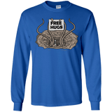 T-Shirts Royal / YS Sarlacc Free Hugs Youth Long Sleeve T-Shirt
