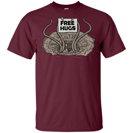 T-Shirts Maroon / YXS Sarlacc Free Hugs Youth T-Shirt