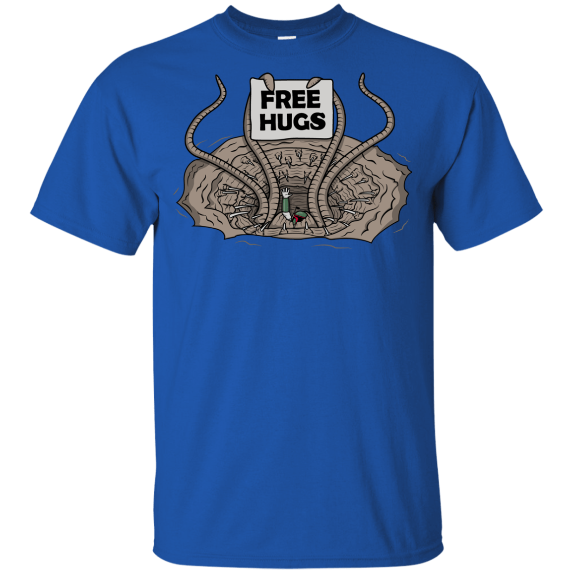 T-Shirts Royal / YXS Sarlacc Free Hugs Youth T-Shirt