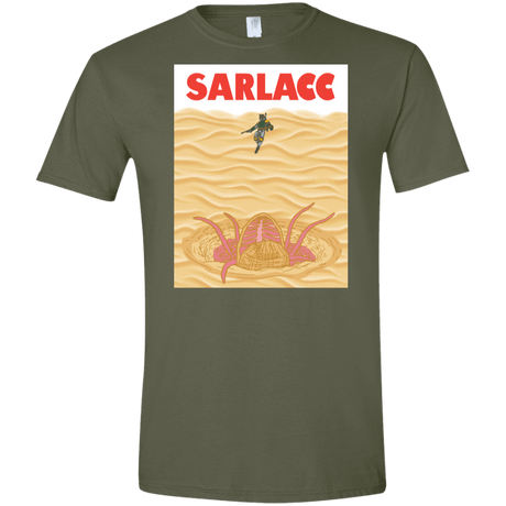 T-Shirts Military Green / S Sarlacc Men's Semi-Fitted Softstyle