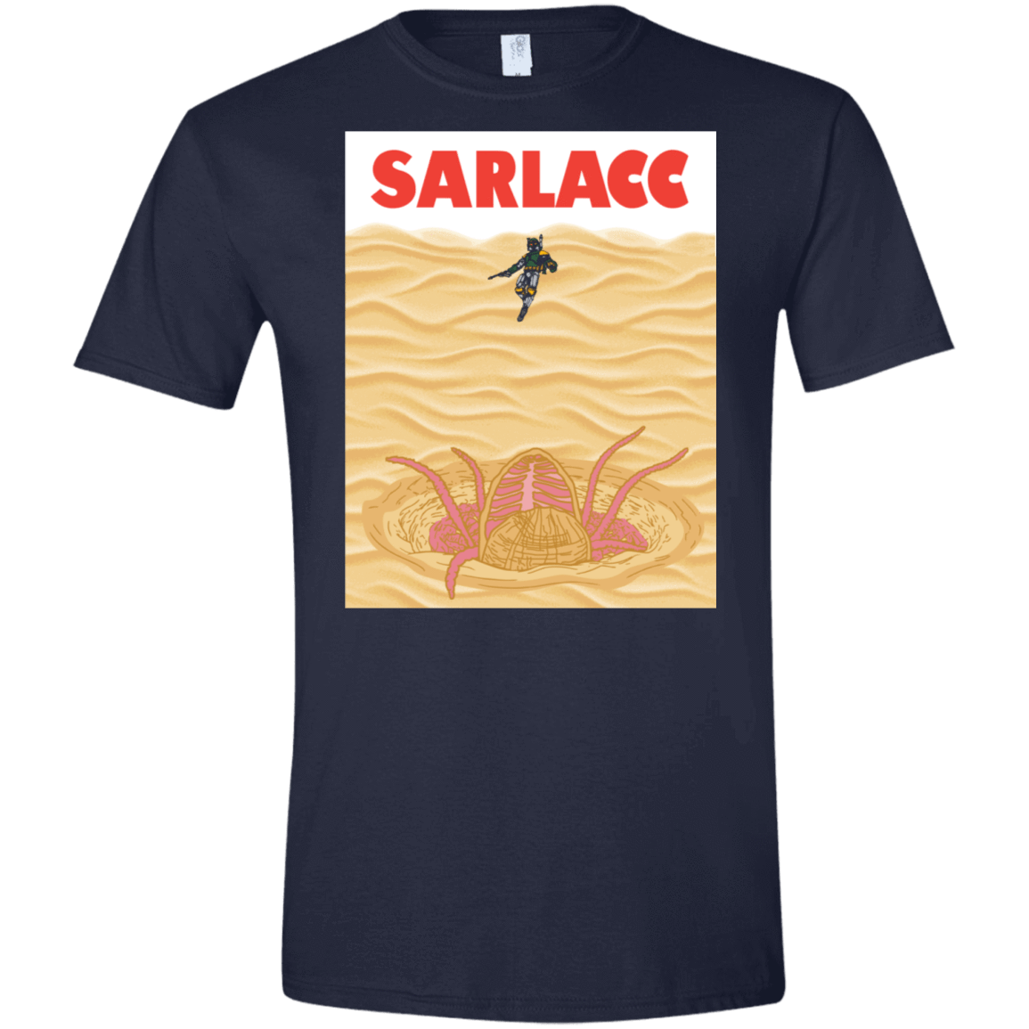 T-Shirts Navy / X-Small Sarlacc Men's Semi-Fitted Softstyle