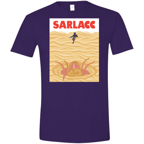 T-Shirts Purple / S Sarlacc Men's Semi-Fitted Softstyle