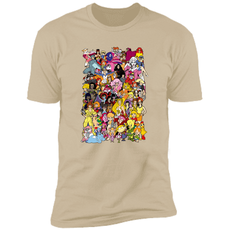 T-Shirts Sand / S Saturday Morning Ladies Men's Premium T-Shirt