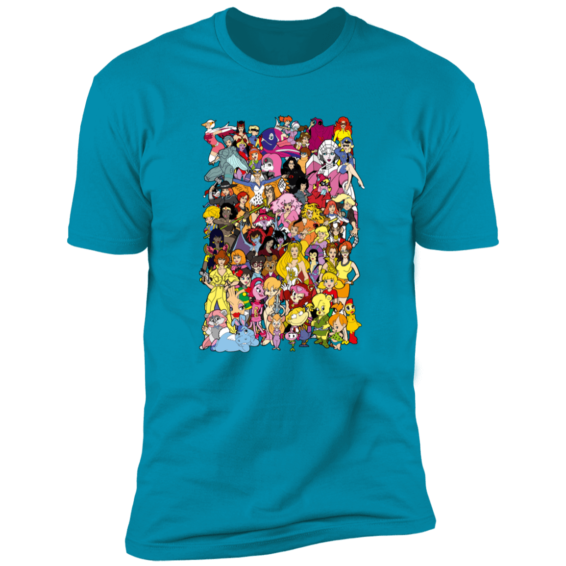 T-Shirts Turquoise / S Saturday Morning Ladies Men's Premium T-Shirt
