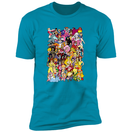 T-Shirts Turquoise / S Saturday Morning Ladies Men's Premium T-Shirt