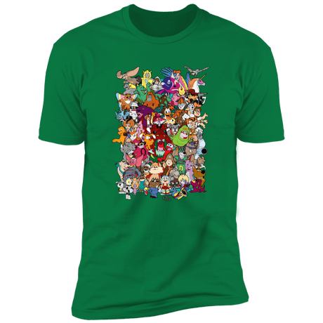 T-Shirts Kelly Green / S Saturday Morning Sidekicks Men's Premium T-Shirt